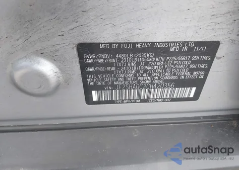 2012 Subaru Forester 2.5X Touring из США, поврежденный, VIN JF2SHAGC2CH420356